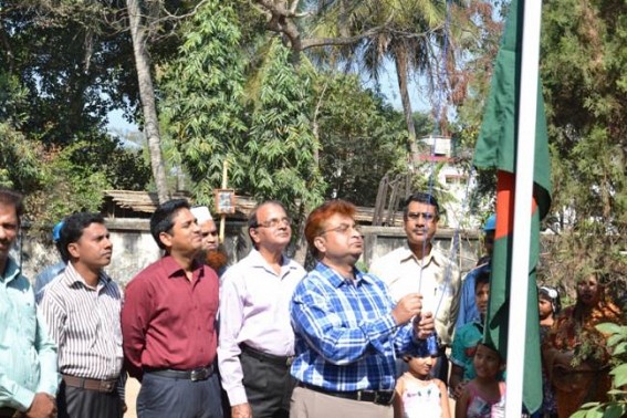 Agartala Bangladesh VISA office prepares for Bangladesh Independence Day celebration on March 26